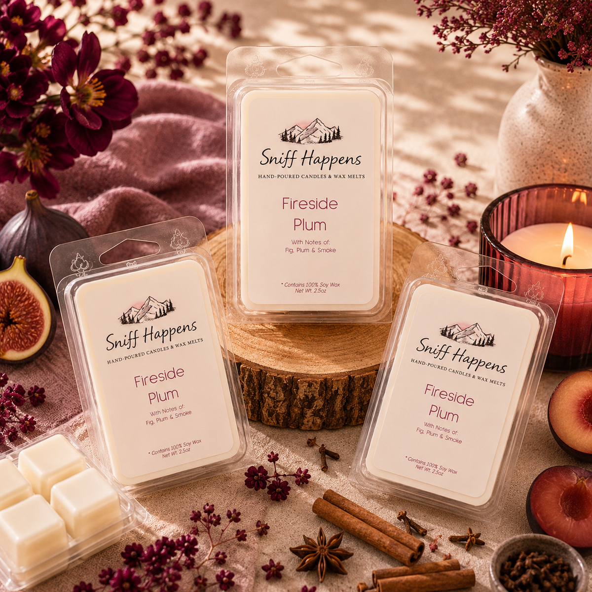Fireside Plum Wax Melts